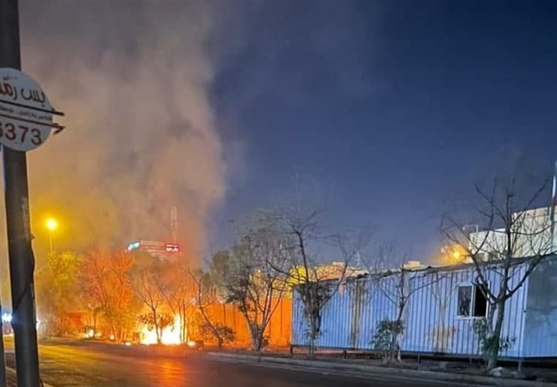 تنش و درگیری با نیروهای امنیتی در نزدیکی کنسولگری ایران در کربلا